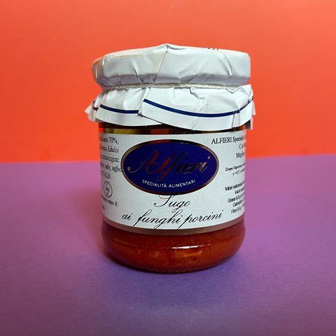 Alfieri porcini Mushroom pasta sauce